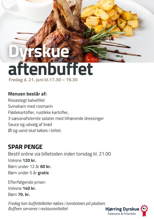 Dyrskue Aftenbuffet billede